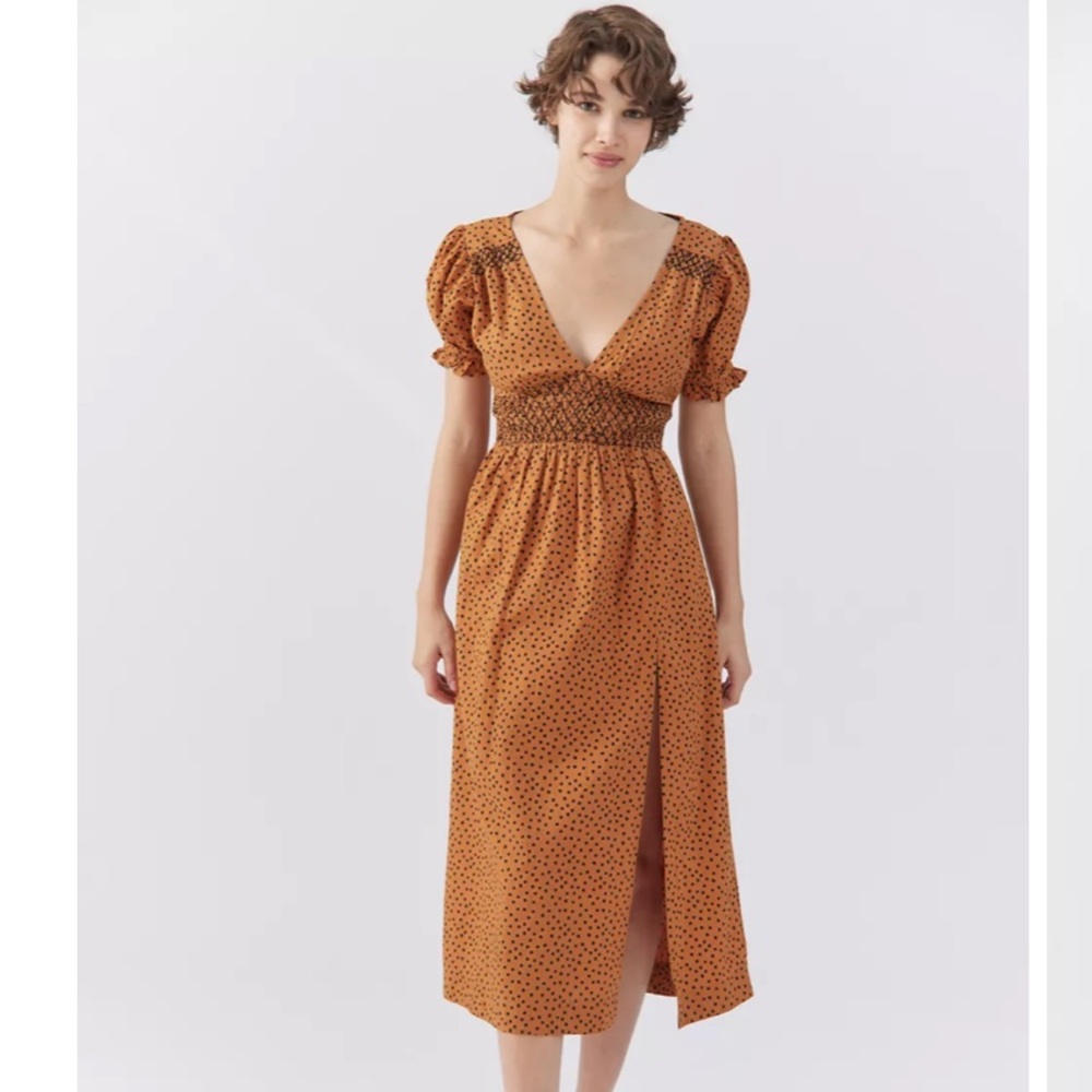 Urban Outfitters Liliana Side Slit Midi Dress